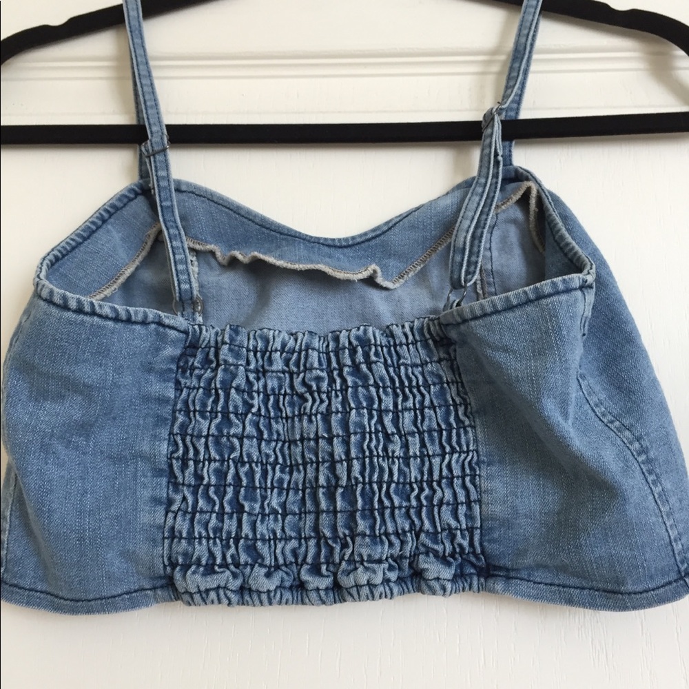 Express denim crop top - Picture 5 of 5